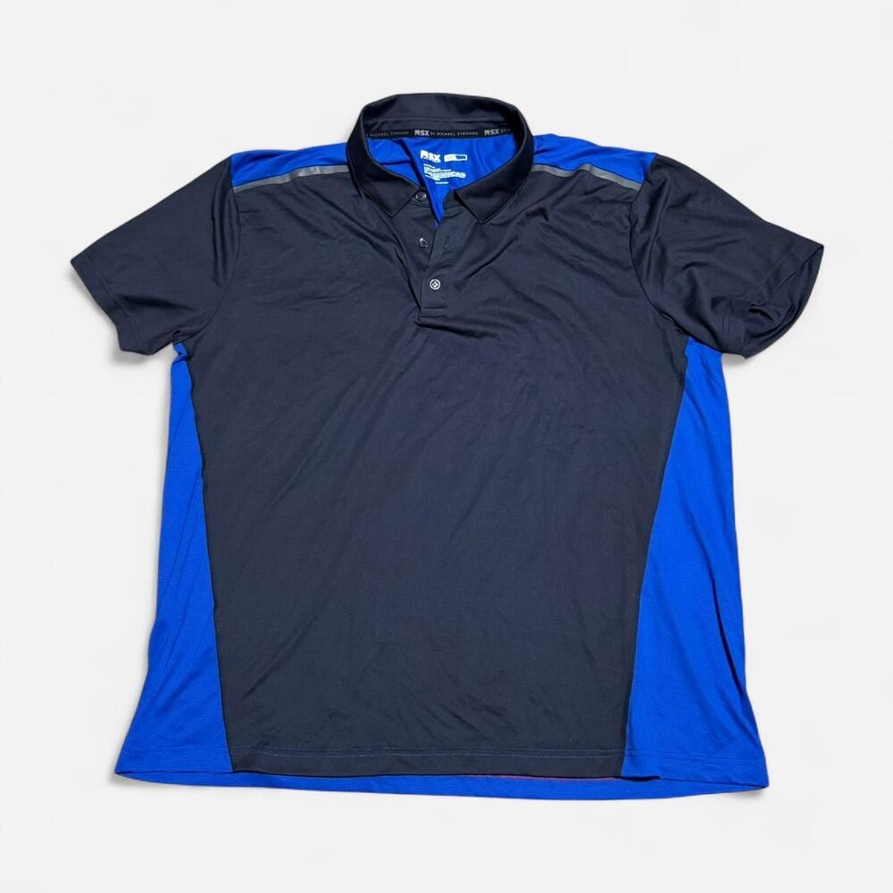 MSX black and blue XXL size polo shirt